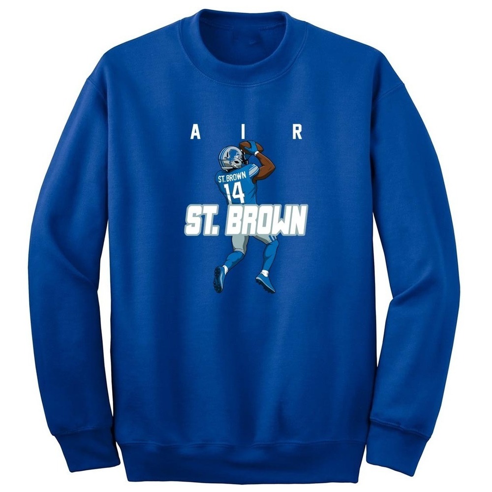 Amon Ra St Brown Air Lions Crew Neck Sweatshirt